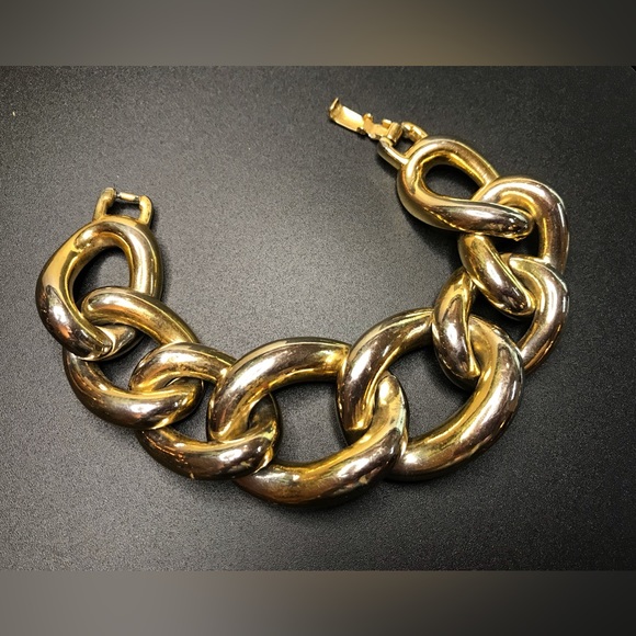 Givenchy Jewelry - GIVENCHY Chunky Link Goldtone Bracelet